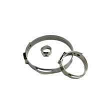 Stainless Steel Single Ear Pinch hose fittings O ring hose clamp